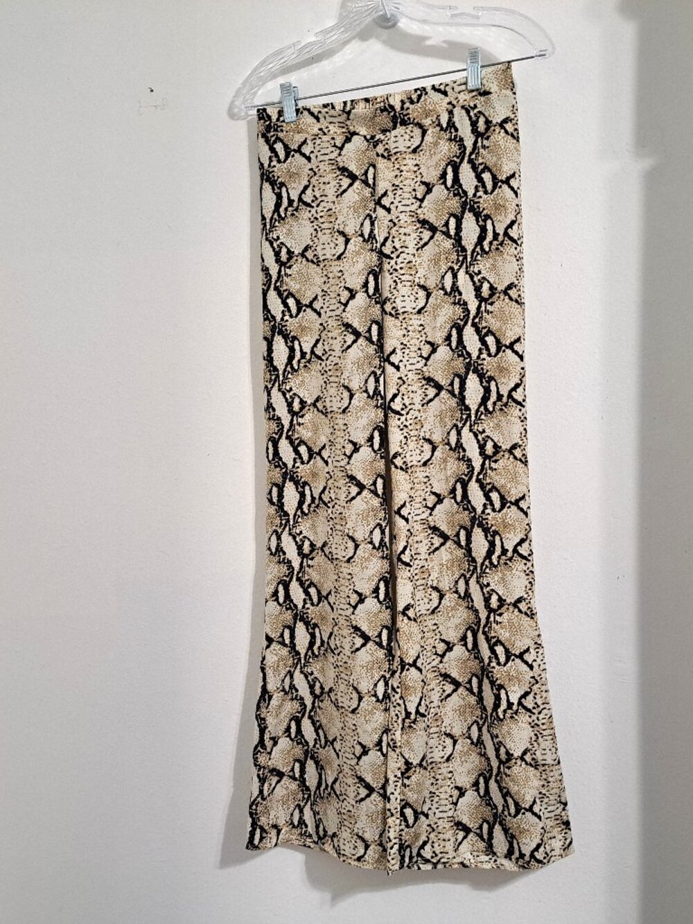 Lucca Women's Pants Animal Print Cream/brown Size S NOWT